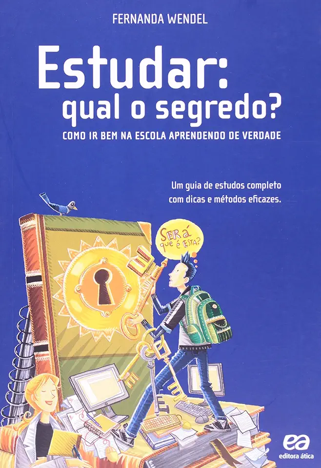 Capa do Livro Estudar- Qual o Segredo? - Fernanda Wendel