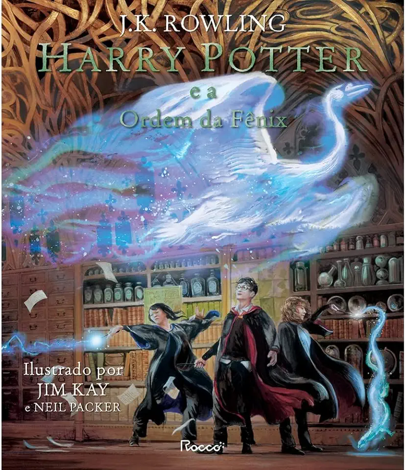 Capa do Livro Harry Potter e a Ordem da Fênix - J. K. Rowling