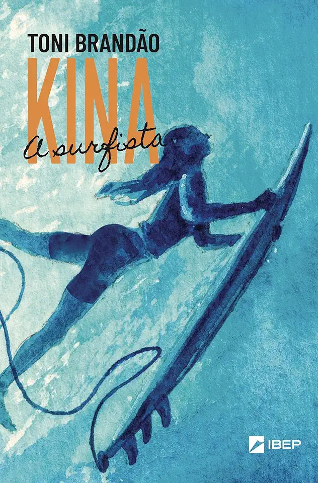 Capa do Livro Kina a Surfista - Toni Brandão