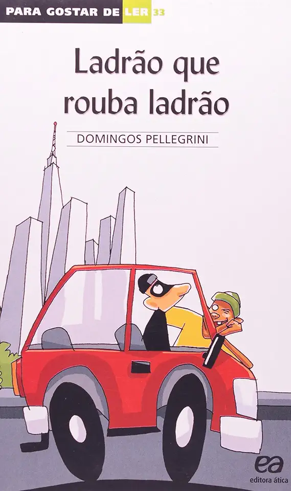 Capa do Livro Ladrão Que Rouba Ladrão - Domingos Pellegrini