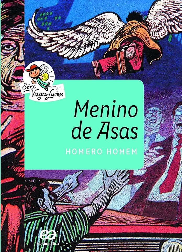 Capa do Livro Menino de Asas - Homero Homem