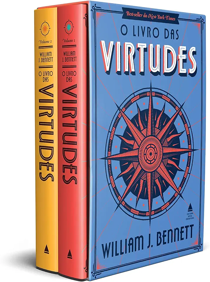 Capa do Livro O Livro das Virtudes - William J. Bennett