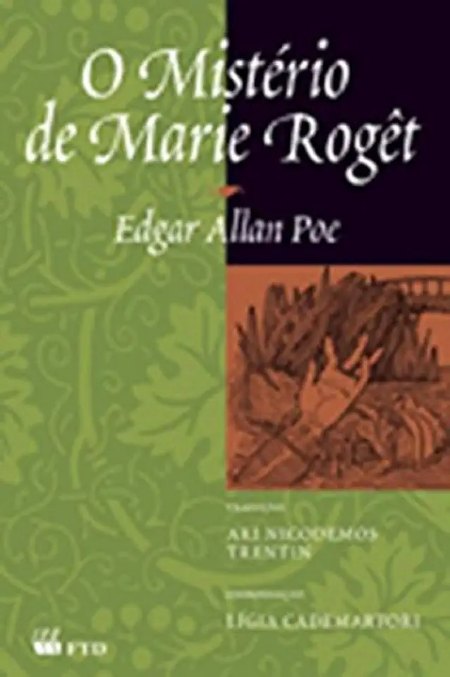 Capa do Livro O Mistério de Marie Rogêt - Edgar Allan Poe