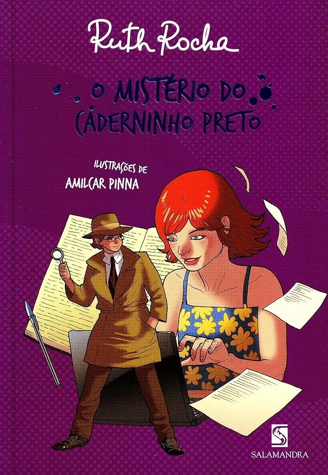 Capa do Livro O Mistério do Caderninho Preto - Ruth Rocha