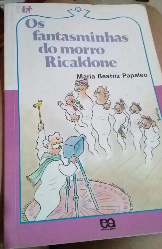 Capa do Livro Os Fantasminhas do Morro Ricaldone - Maria Beatriz Papaleo