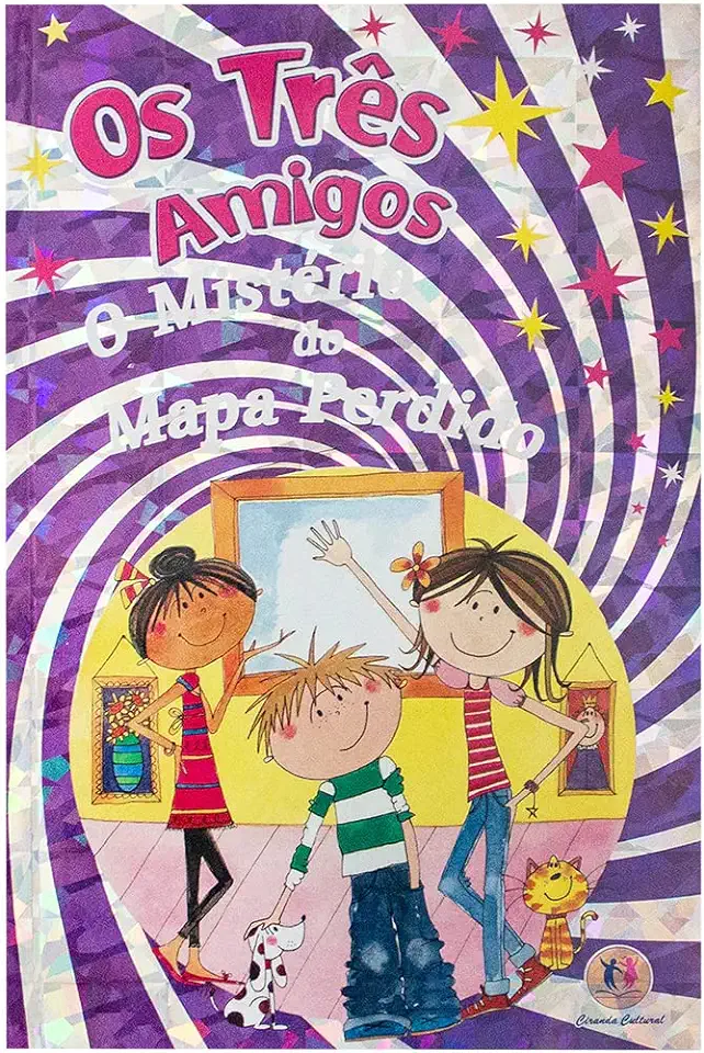 Capa do Livro Os Três Amigos - o Mistério do Mapa Perdido - Carol Lawrence