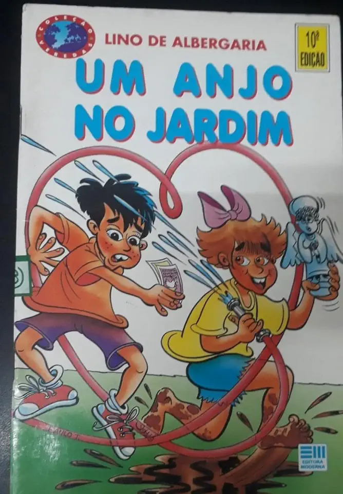 Capa do Livro Um Anjo no Jardim - Lino de Albergaria