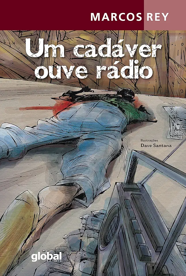 Capa do Livro Um Cadáver Ouve Rádio - Marcos Rey