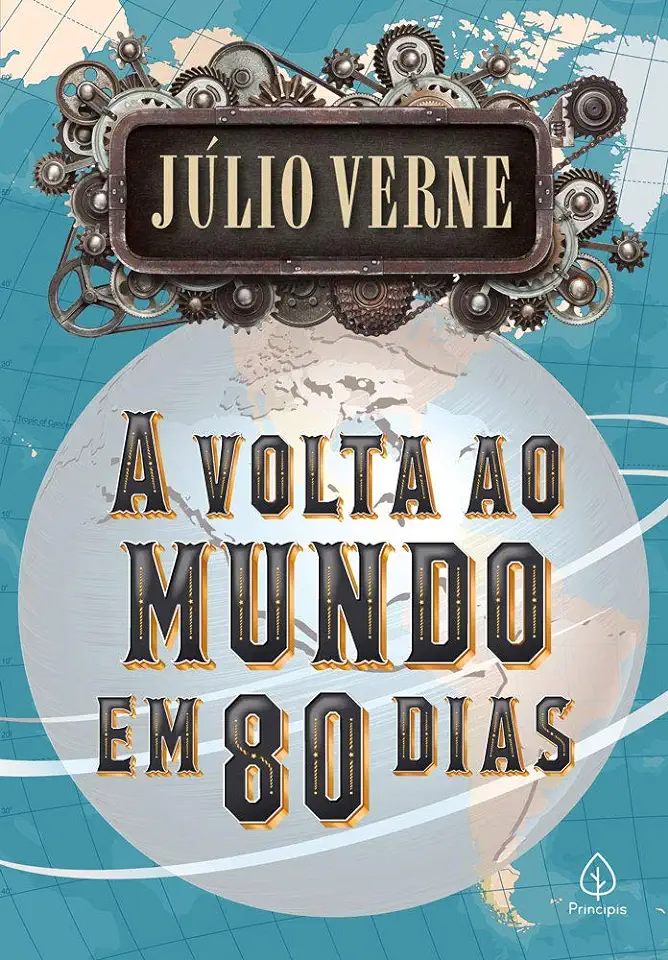 Capa do Livro A Volta ao Mundo em 80 Dias - Verne Julio