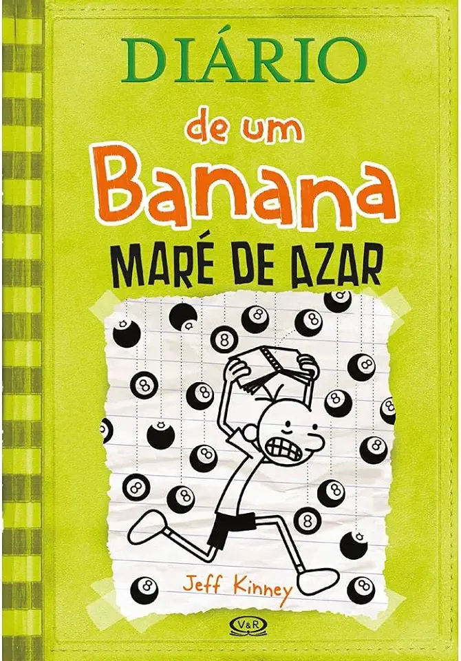 Capa do Livro Diário de um Banana- Maré de Azar - Jeff Kinney