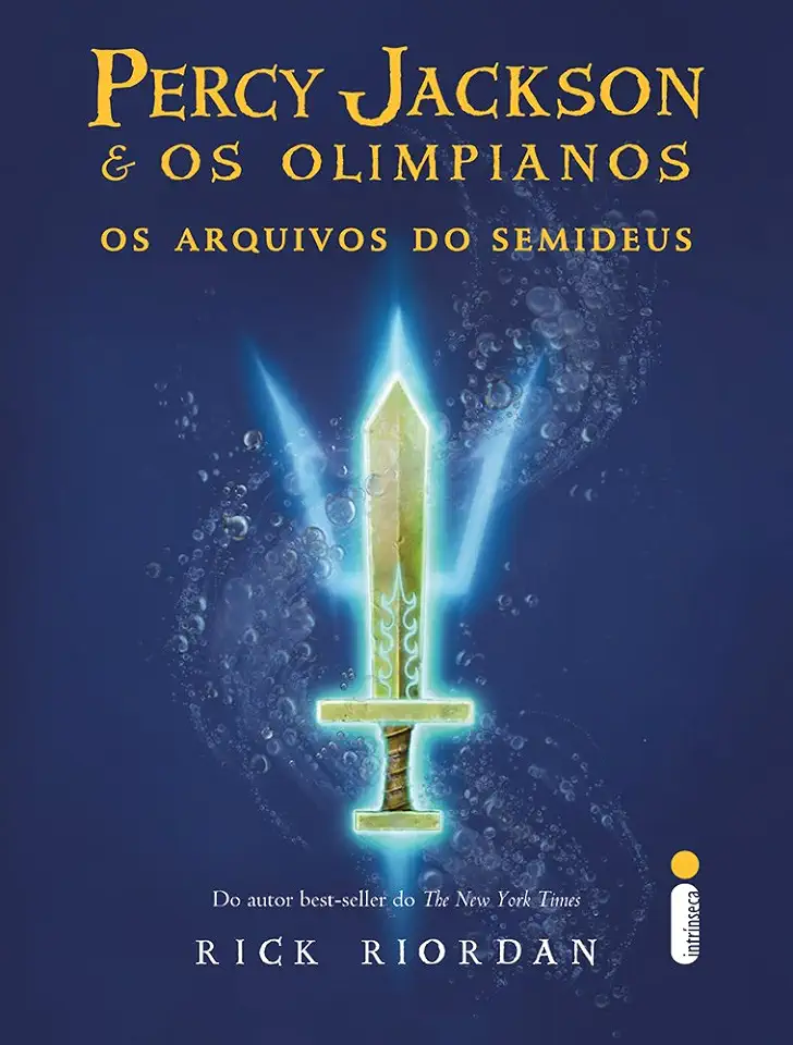 Capa do Livro Percy Jackson e os Olimpianos - os Arquivos do Semideus - Rick Riordan