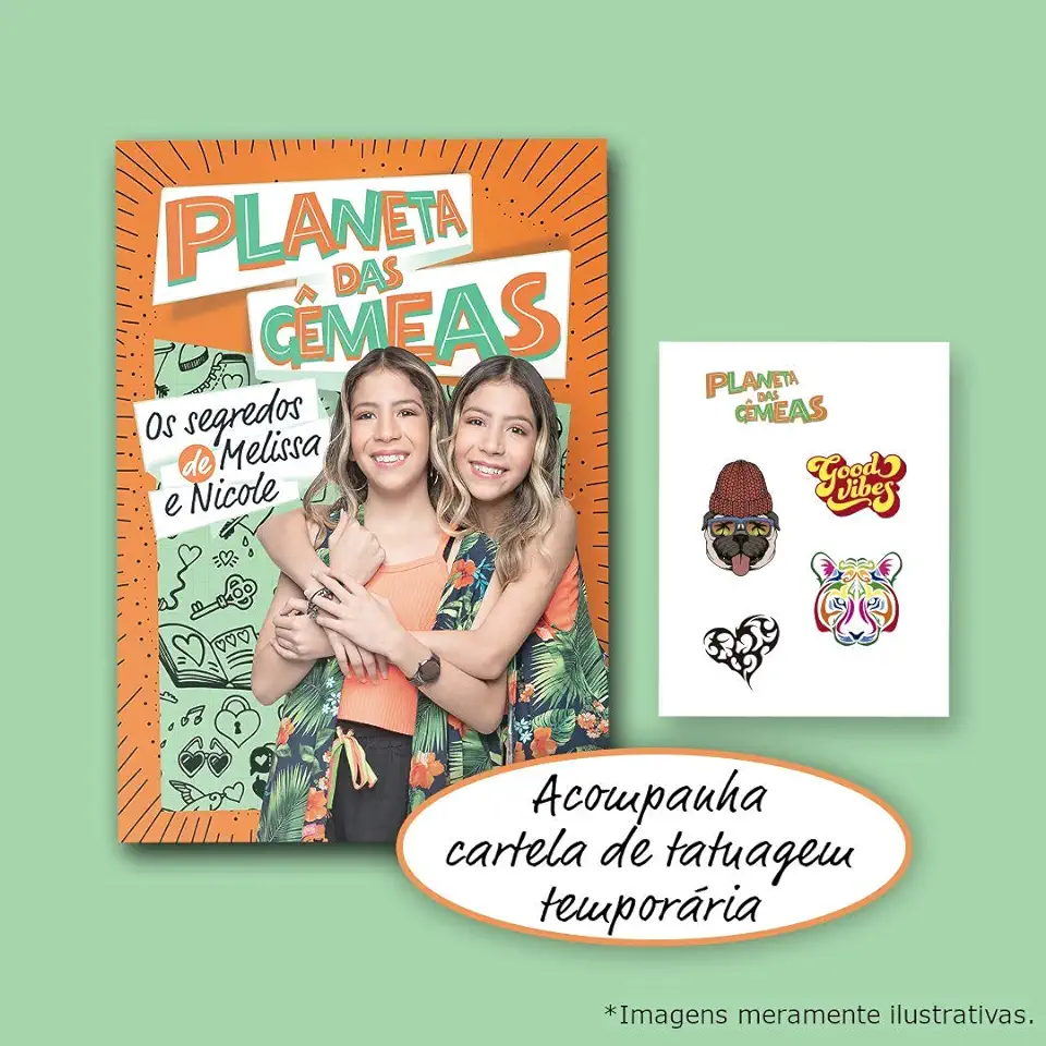 Capa do Livro Planeta das Gêmeas - Melissa e Nicole