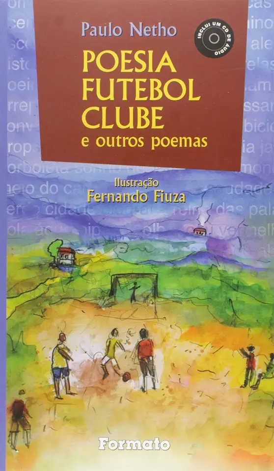 Capa do Livro Poesia Futebol Clube e Outros Poemas - Paulo Netho