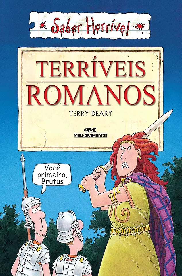 Capa do Livro Terríveis Romanos - Terry Deary