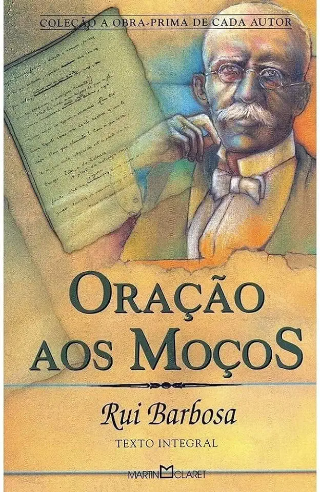 Capa do Livro Oração aos Moços - Rui Barbosa