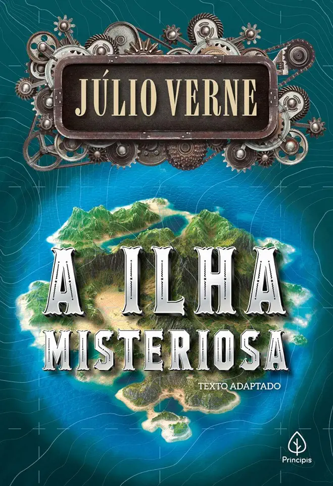 Capa do Livro A Ilha Mysteriosa - Julio Verne