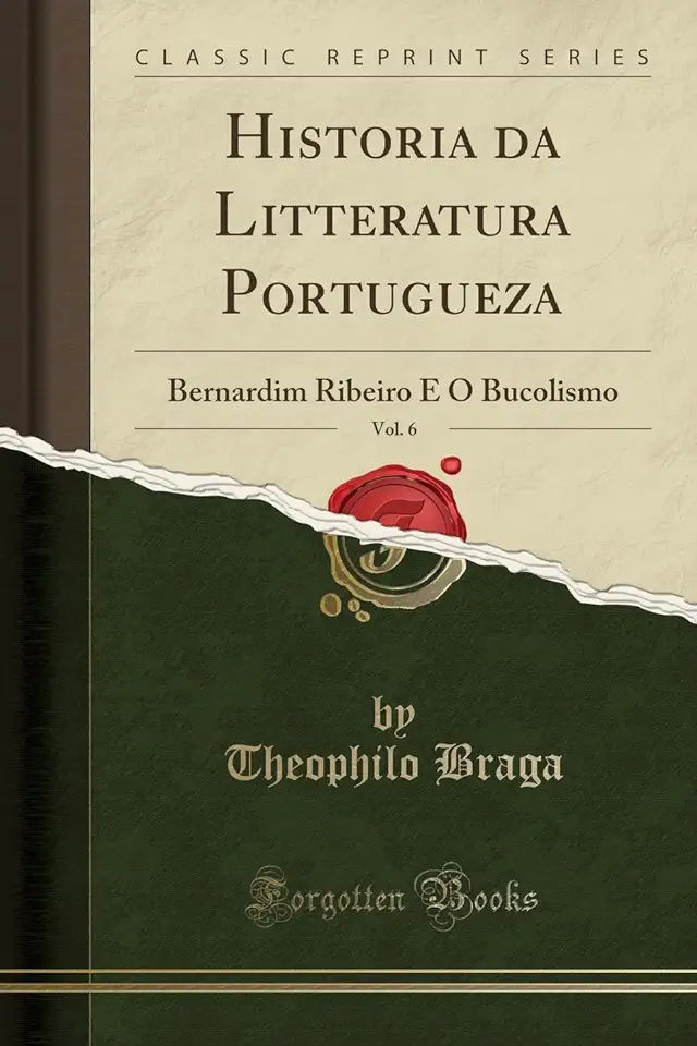 Capa do Livro Bernardim Ribeiro e o Bucolismo - Theophilo Braga