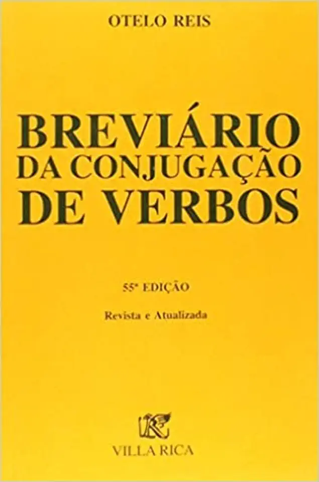 Capa do Livro Breviario da Conjugação dos Verbos da Lingua Portugueza - Othello Reis