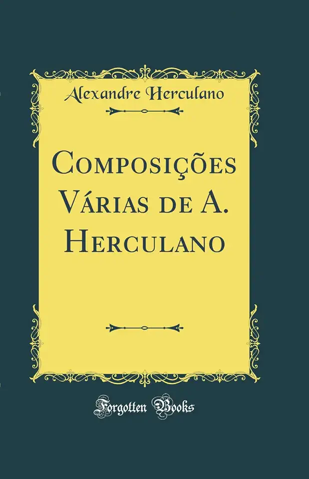 Capa do Livro Composições Varias - A. Herculano