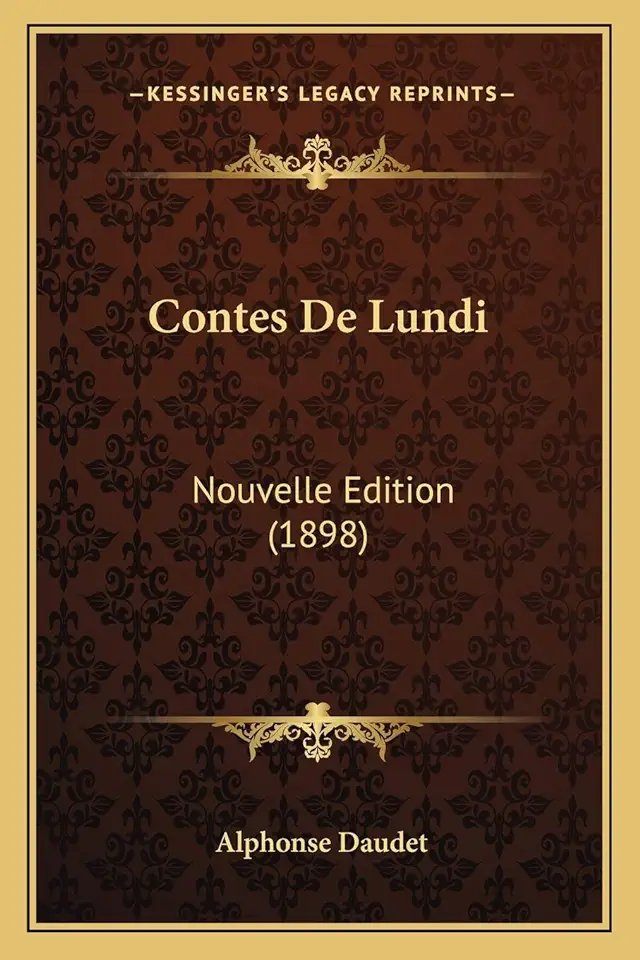 Capa do Livro Contes Du Lundi - Alphonse Daudet