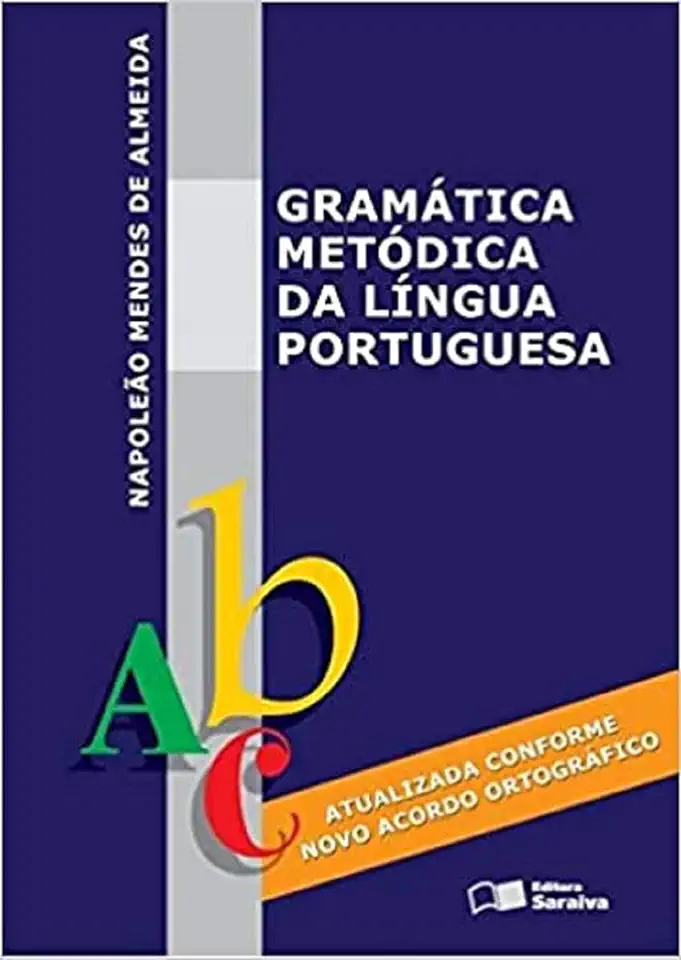 Capa do Livro Gramática Metódica da Língua Portuguesa - Napoleão Mendes de Almeida