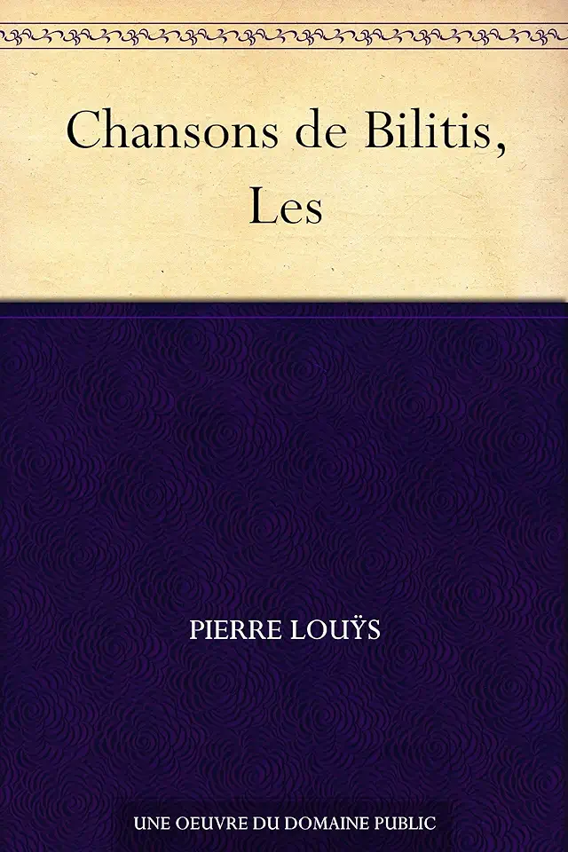 Capa do Livro Les Chansons de Bilitis - Pierre Louys