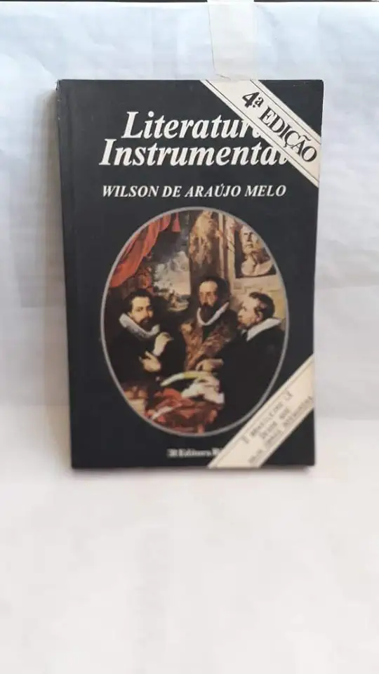 Capa do Livro Literatura Instrumental - Wilson de Araújo Melo