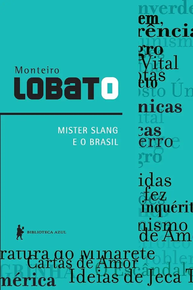 Capa do Livro Mister Slang e o Brasil - Monteiro Lobato