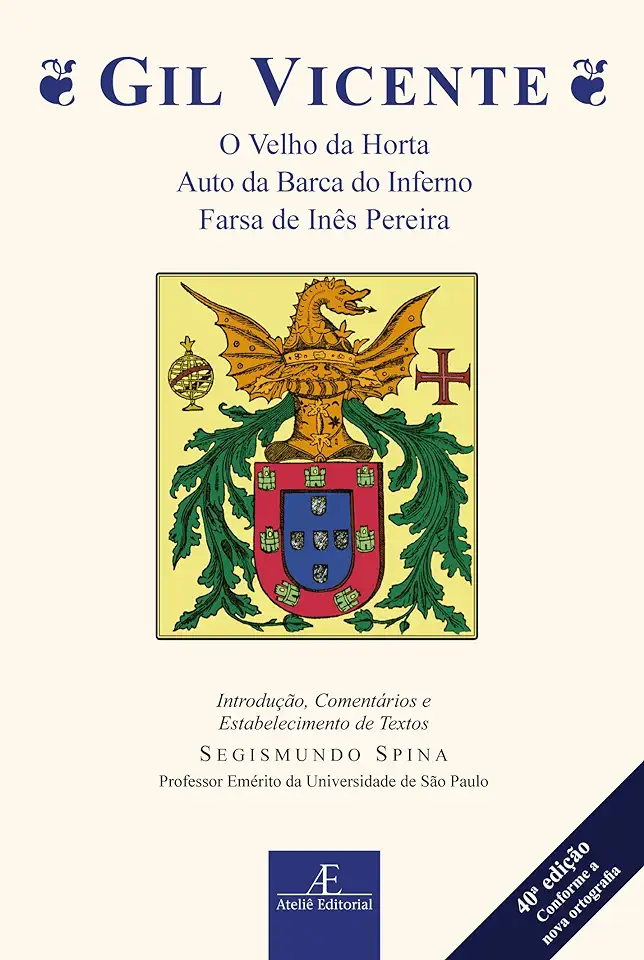 Capa do Livro Obras de Gil Vicente - Gil Vicente