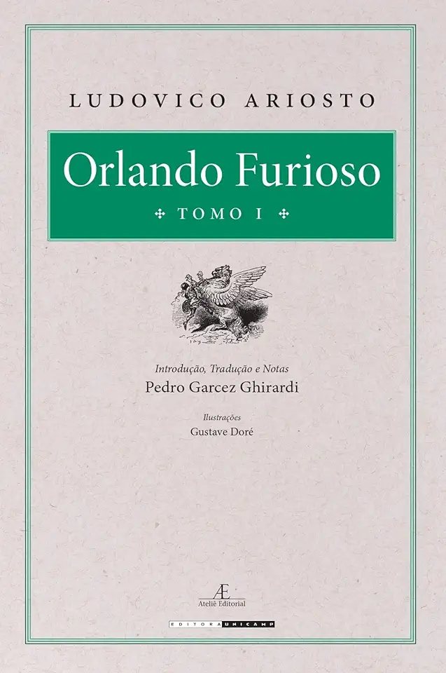 Capa do Livro Orlando Furioso - Ludovico Ariosto