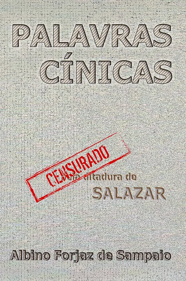 Capa do Livro Palavras Cínicas - Albino Forjaz de Sampaio