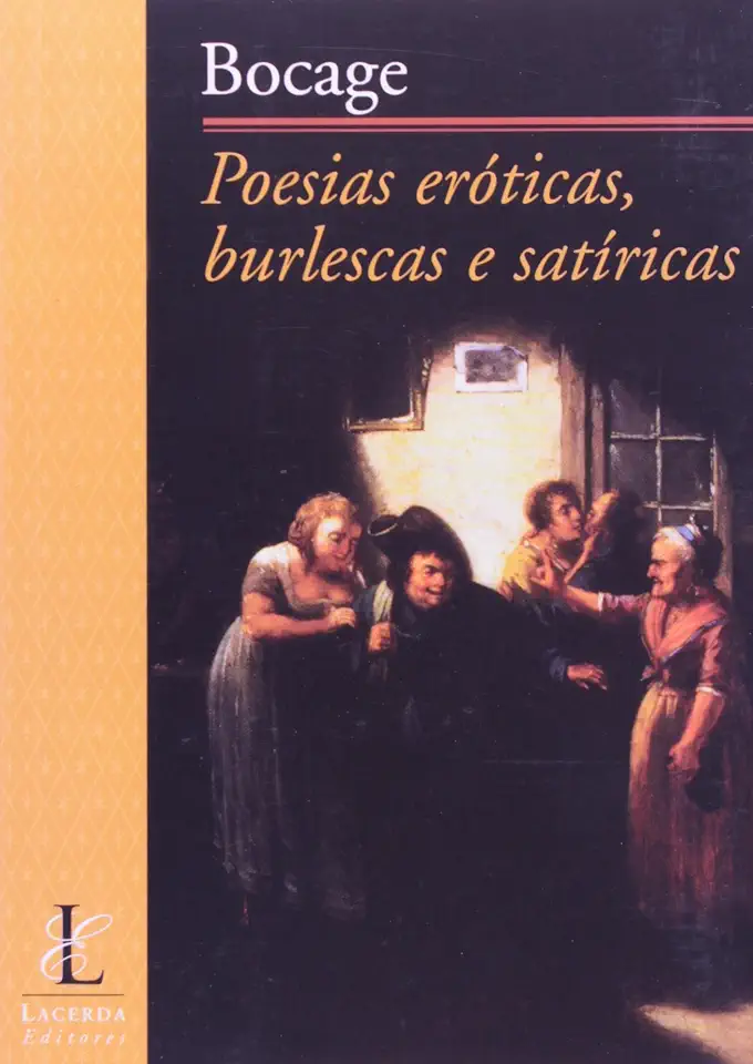 Capa do Livro Poesias Eróticas Burlescas e Satíricas - Manuel Maria Barbosa Du Bocage