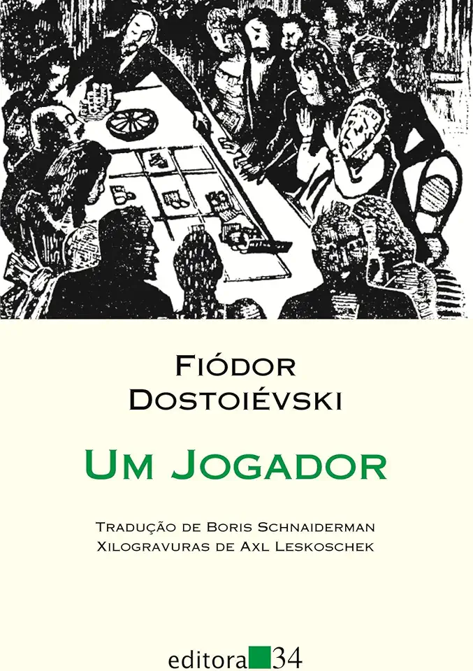 Capa do Livro Um Jogador - Fiódor Dostoiévski