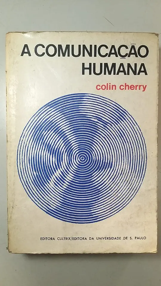 Capa do Livro A Comunicação Humana - Colin Cherry