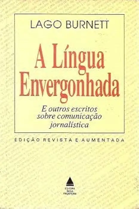 Capa do Livro A Língua Envergonhada - Lago Burnett