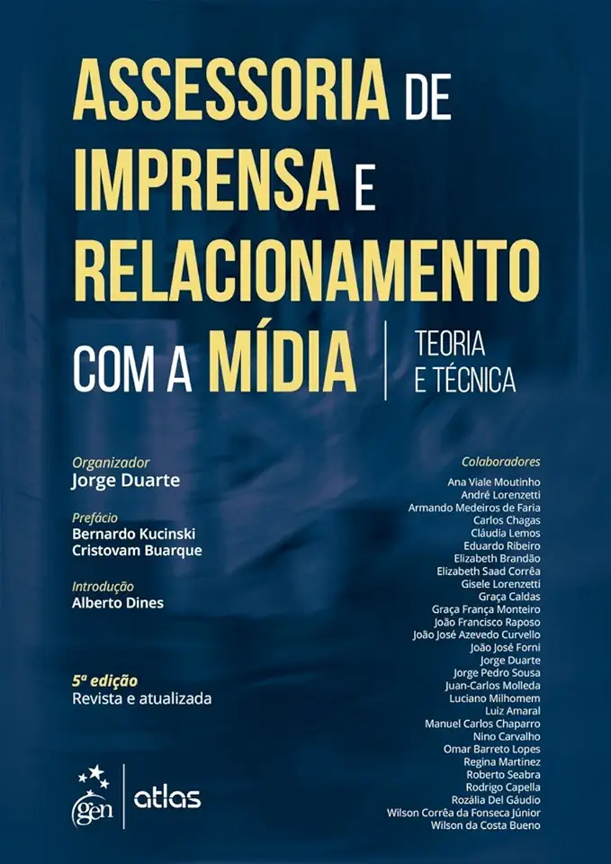 Capa do Livro Assessoria de Imprensa e Relacionamento Com a Mídia - Jorge Duarte