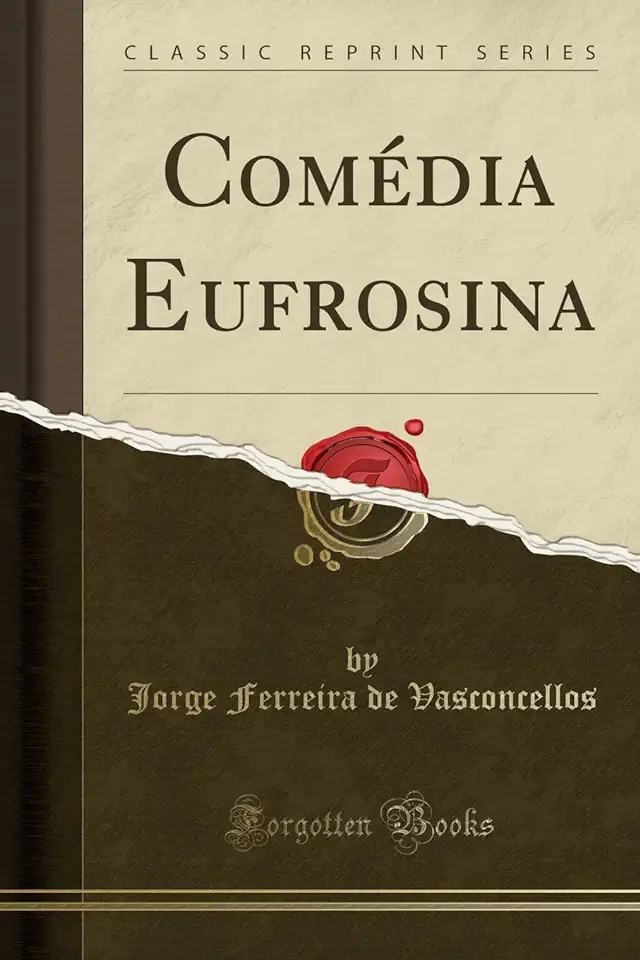 Capa do Livro Comédia Eufrosina - Jorge Ferreira de Vasconcellos