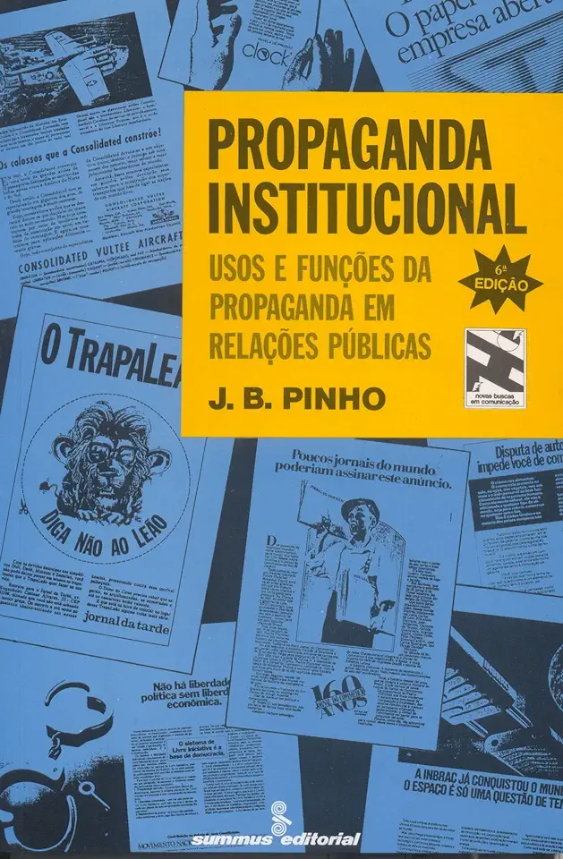 Capa do Livro Comunicação Em Marketing - J. B. Pinho