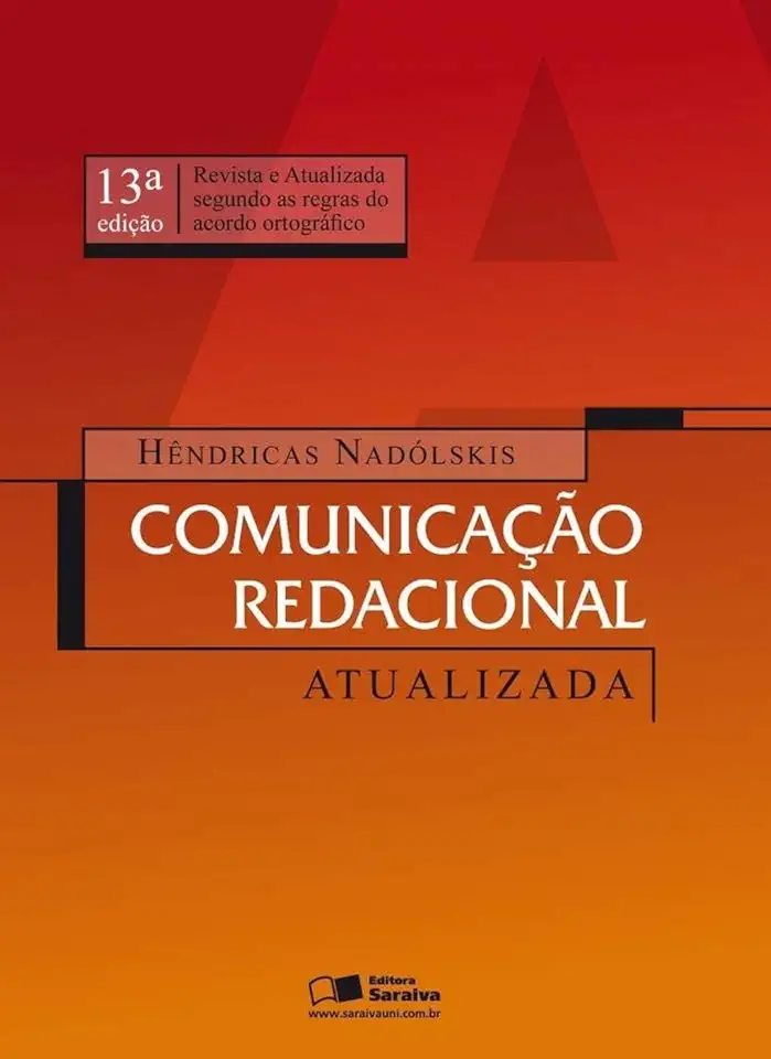 Capa do Livro Comunicação Redacional Atualizada - Hêndricas Nadólskis