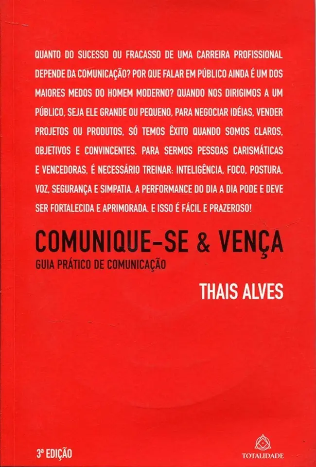 Capa do Livro Comunique-se e Vença - Thais Alves