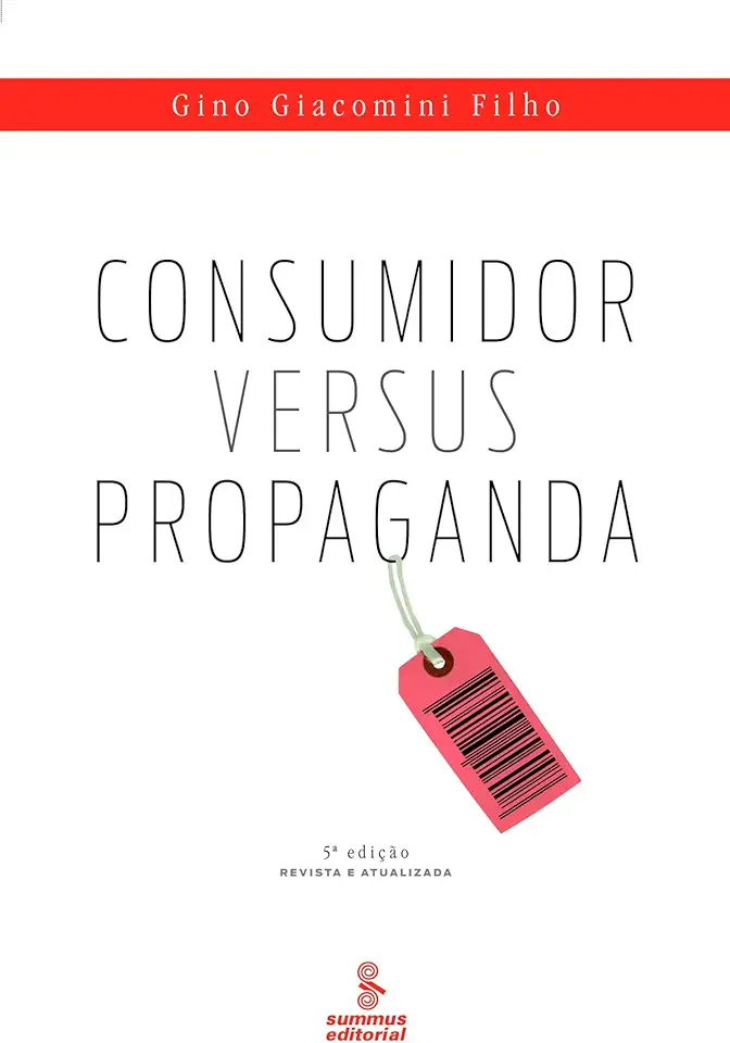 Capa do Livro Consumidor Versus Propaganda - Gino Giacomini Filho