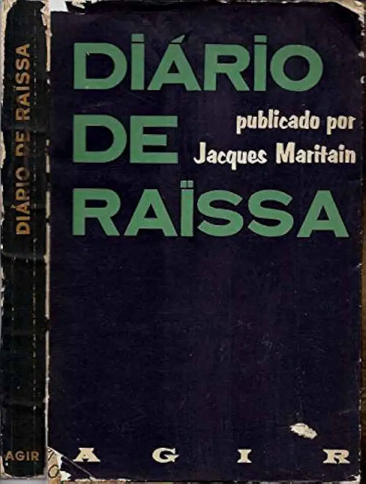 Capa do Livro Diario de Raissa - Jacques Maritain