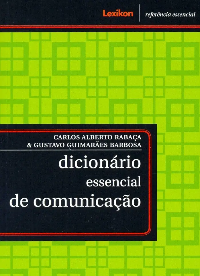 Capa do Livro Dicionário de Comunicação - Carlos Alberto Rabaça / Gustavo Barbosa