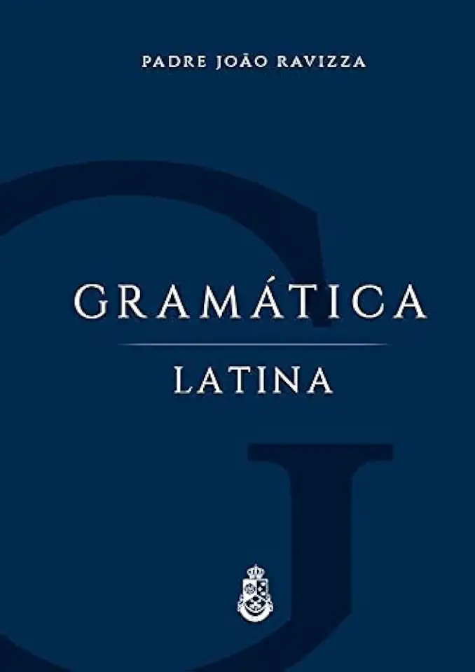 Capa do Livro Grammatica Elementar da Lingua Latina - Puppo Ravizza