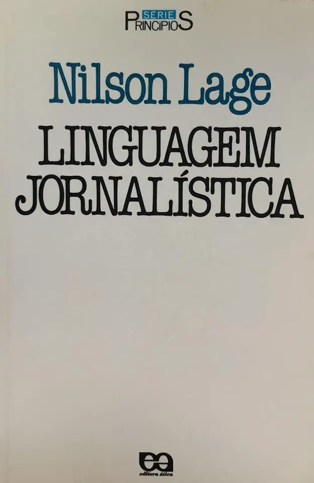 Capa do Livro Linguagem Jornalística - Nilson Lage