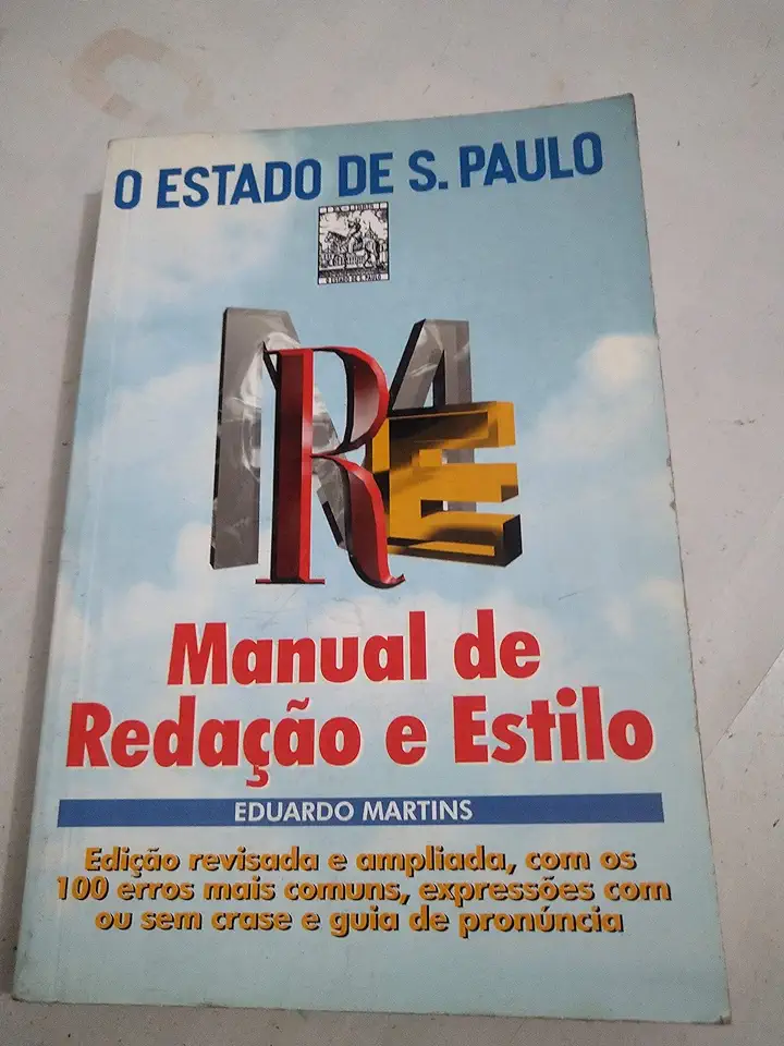 Capa do Livro Manual de Redação e Estilo - Eduardo Martins