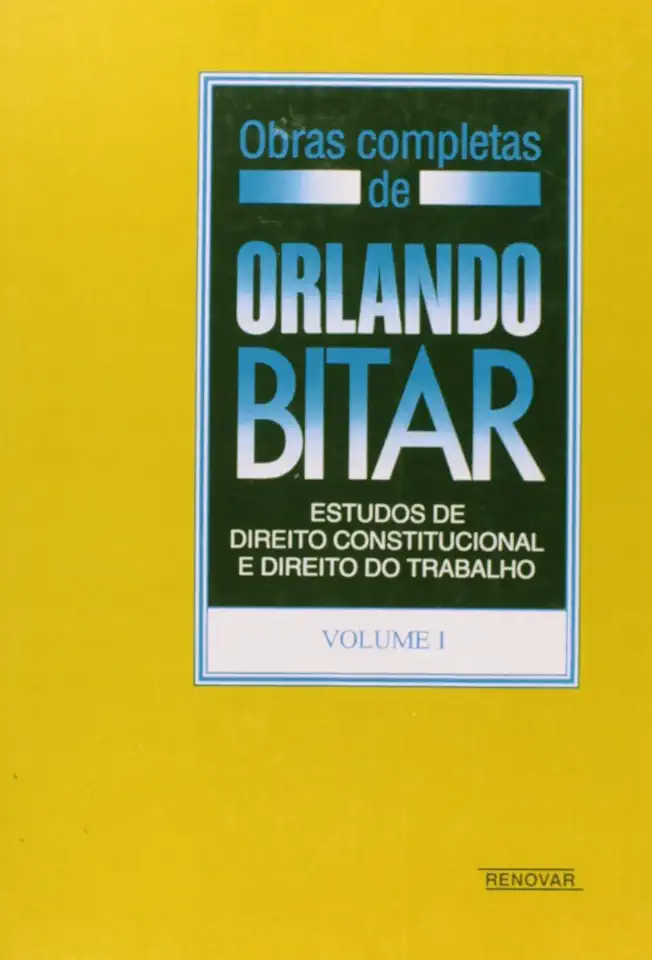 Capa do Livro Obras Completas de Orlando Bitar - 2 Volumes - Orlando Bitar