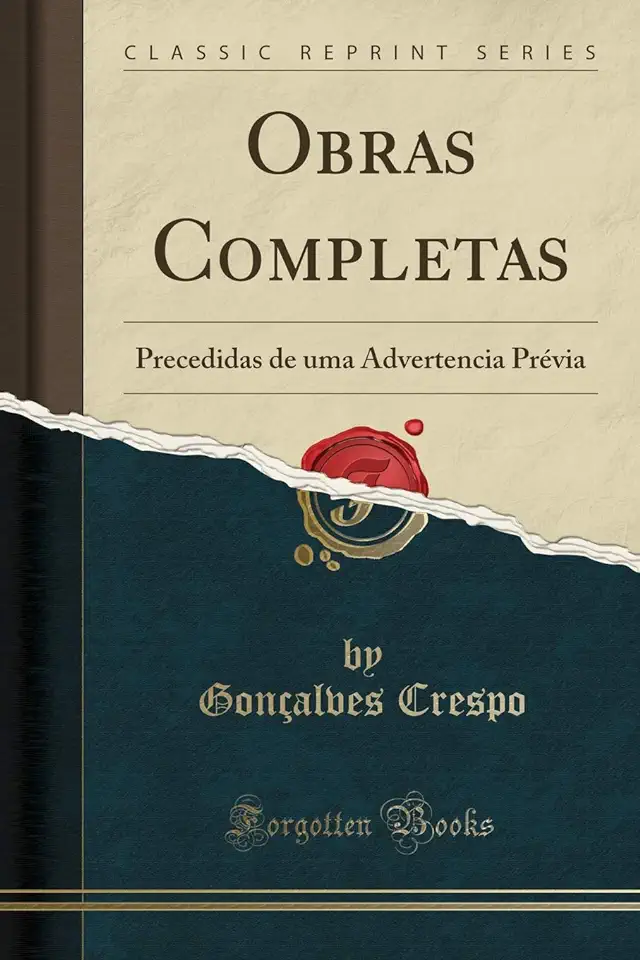 Capa do Livro Obras Completas - Gonçalves Crespo