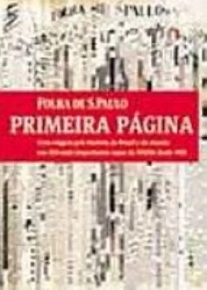 Capa do Livro Primeira Página - Folha de São Paulo