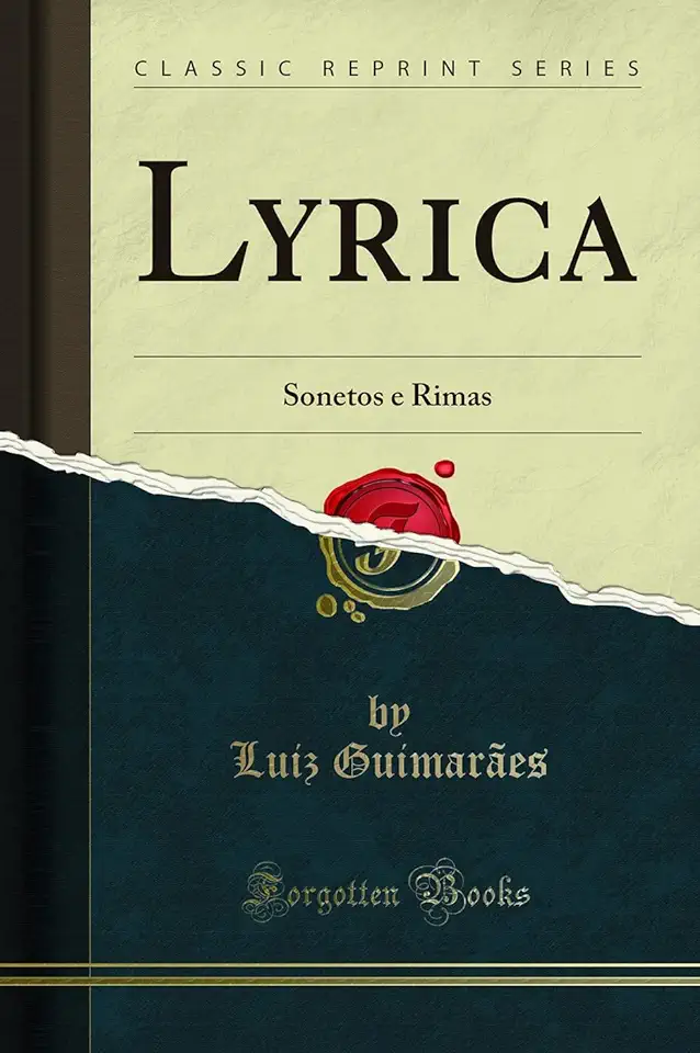 Capa do Livro Sonetos e Rimas - Luiz Guimarães